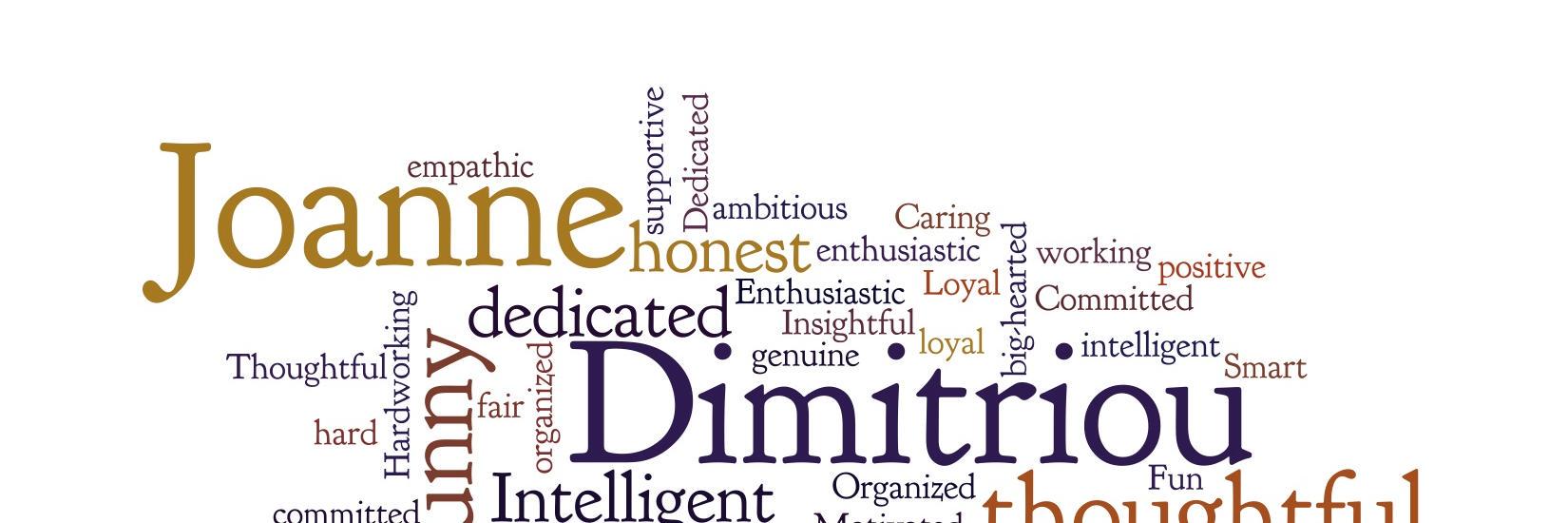 Joanne Dimitriou banner