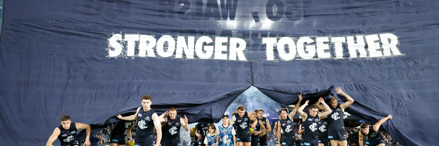 Carlton FC's banner
