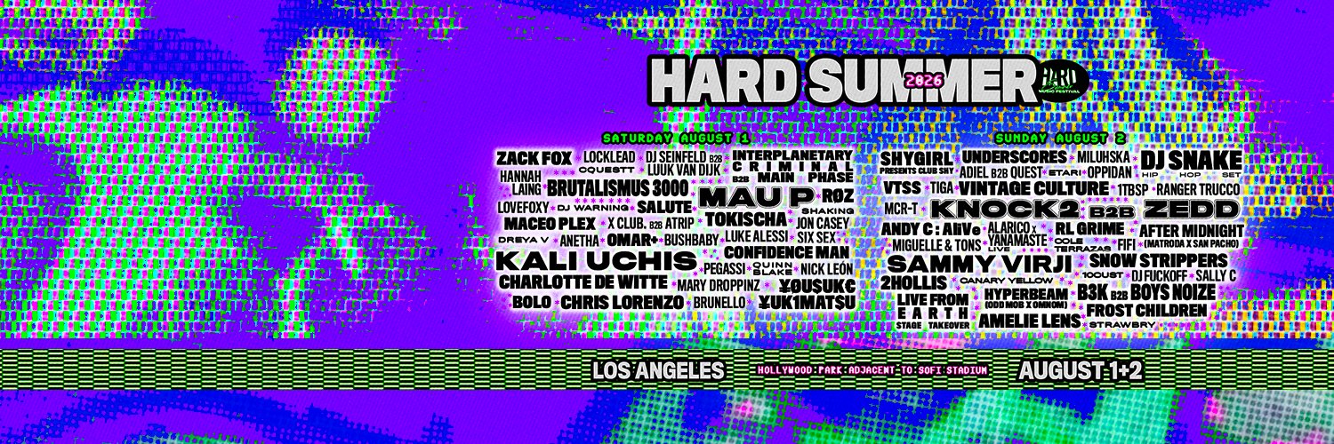 HARD Events banner