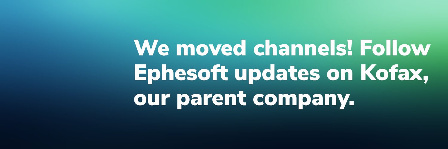 Ephesoft, a Kofax company banner