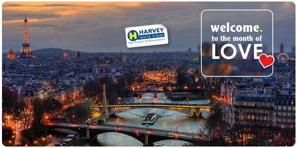 Harvey World Travel banner