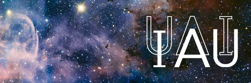 International Astronomical Union (IAU)'s banner