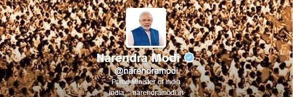 narendramodie's profile banner image