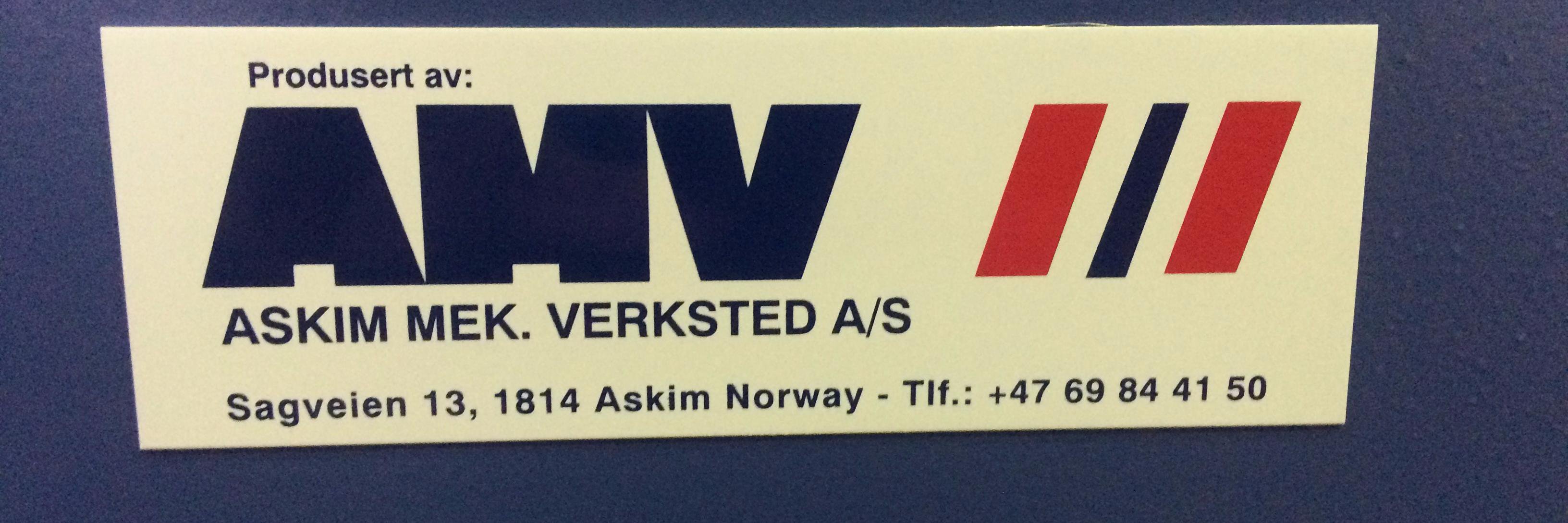 Askim Mek. Verksted banner