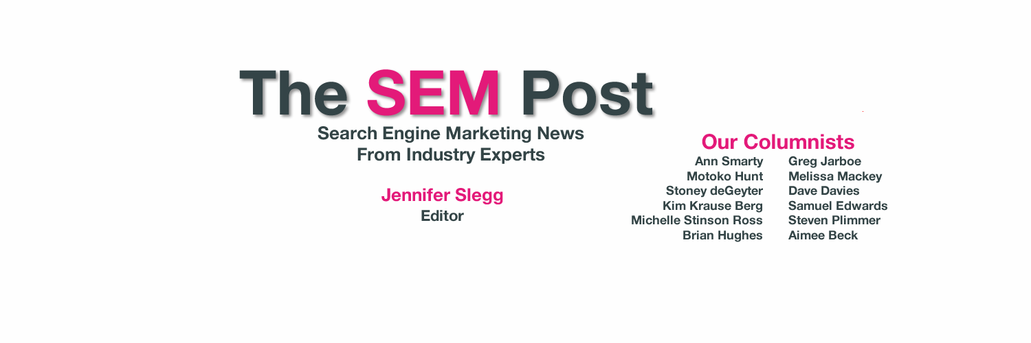 The SEM Post banner