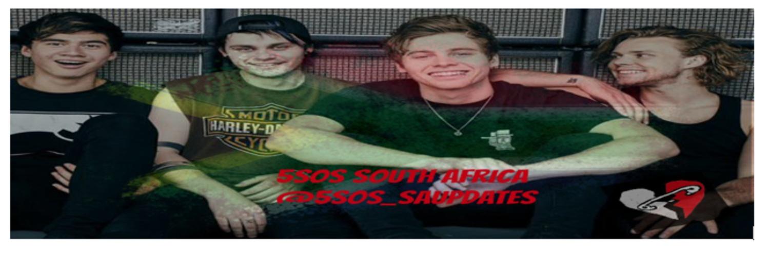 5SOS SOUTH AFRICA banner