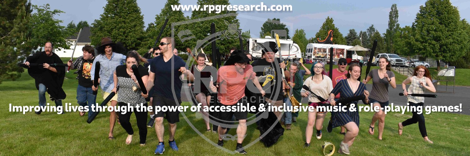 Improving lives through role-playing games banner