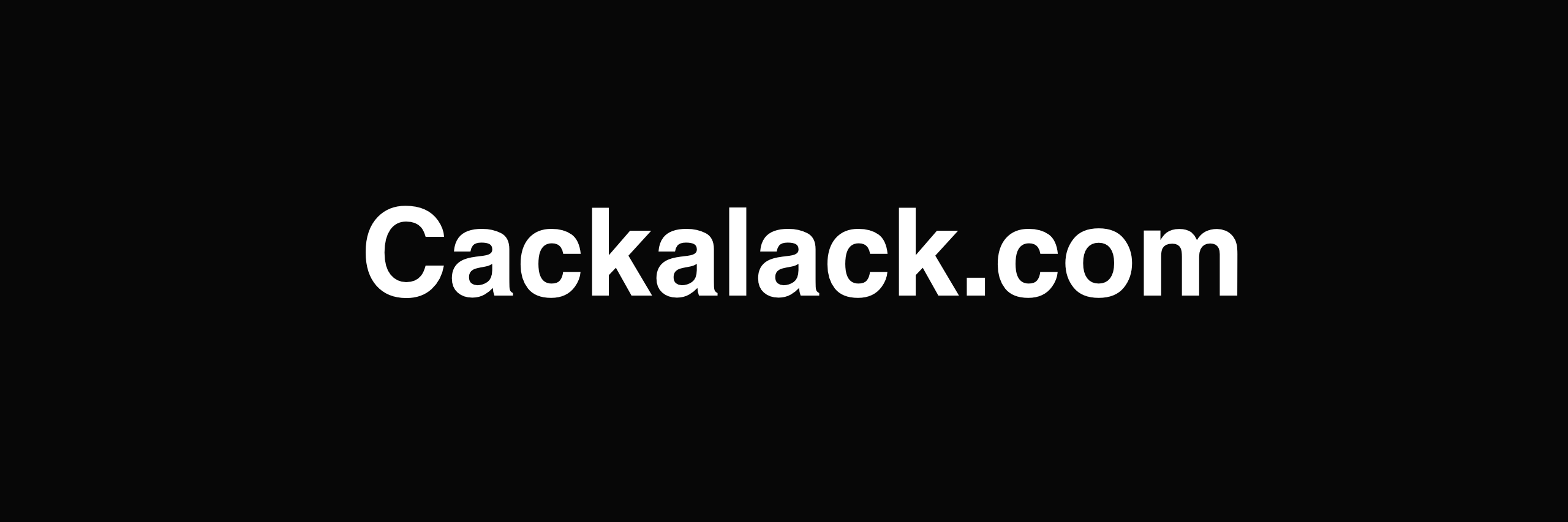 Cackalack1's profile banner image