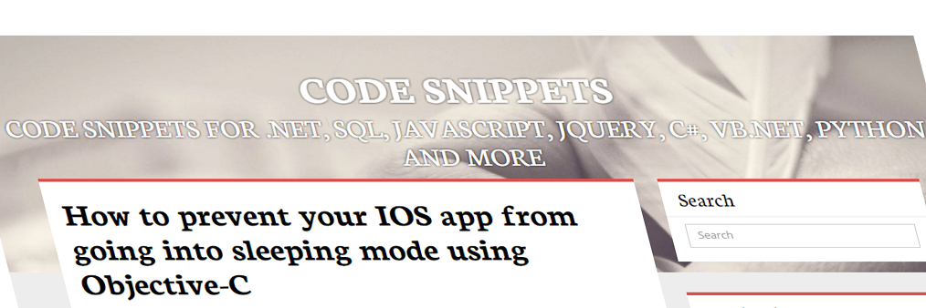 CodeSnippetsNET's profile banner image