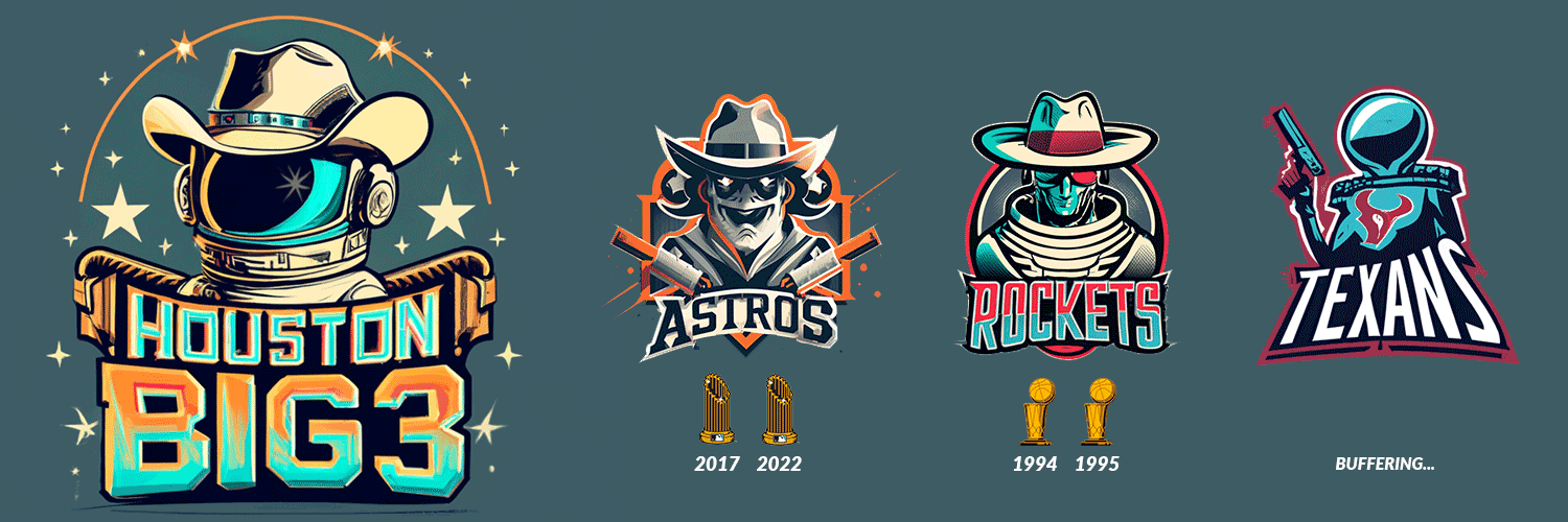 Houston Big 3 🤘🤠🤘 banner