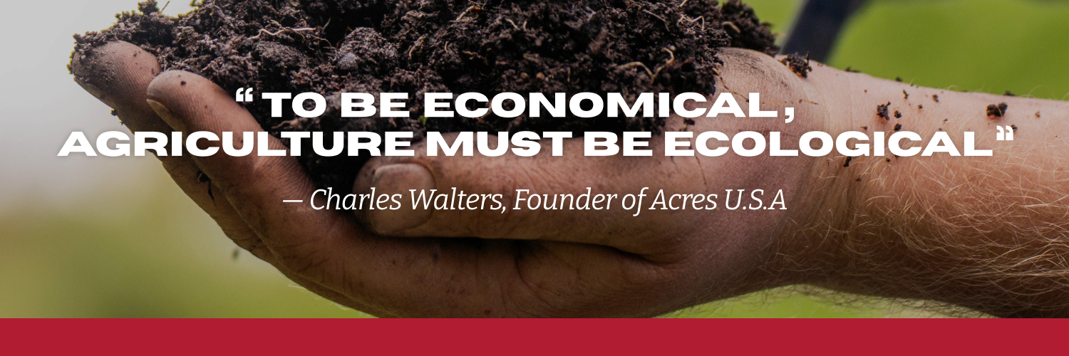 Acres U.S.A. banner