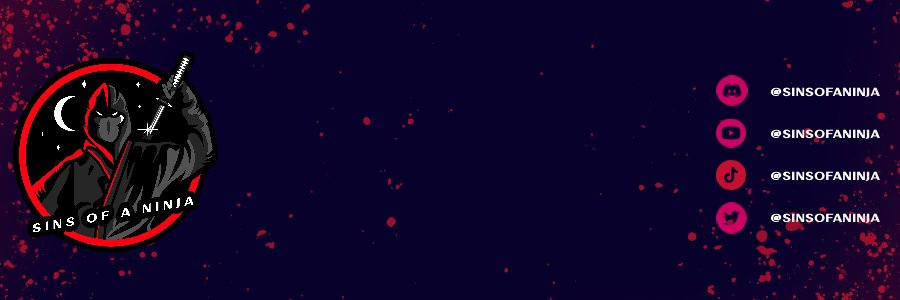 SinsofaNinja's profile banner image