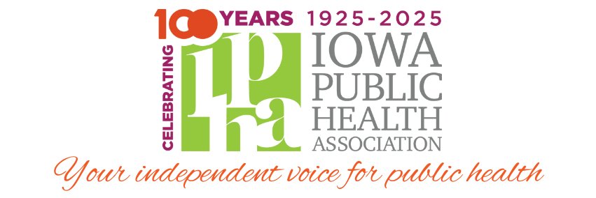 Iowa Public Health Association banner