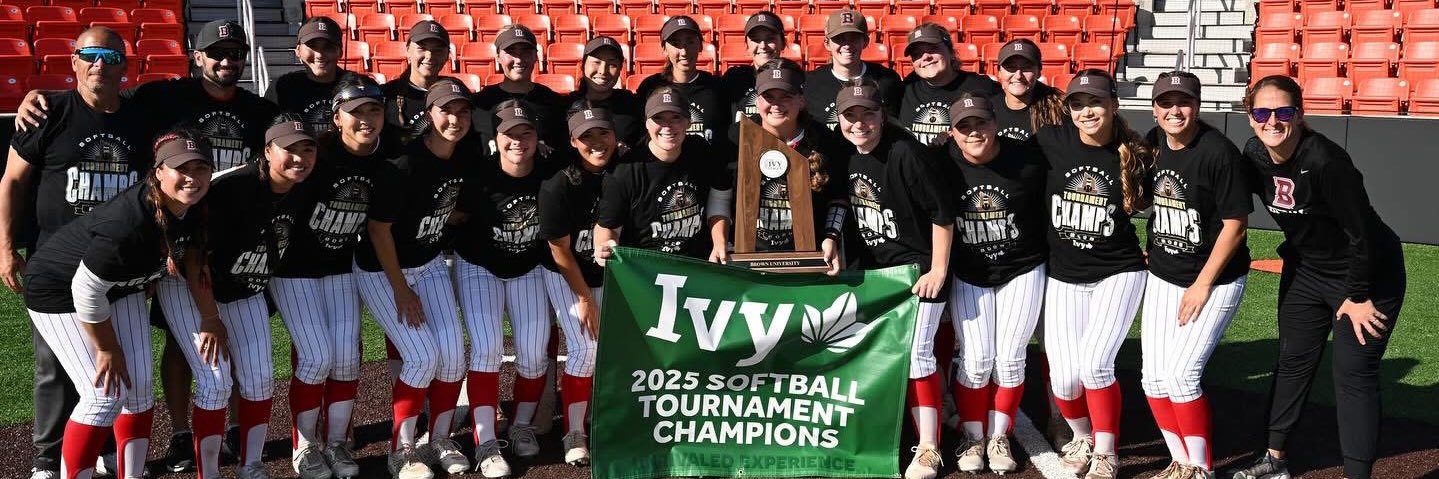 Brown Softball's banner
