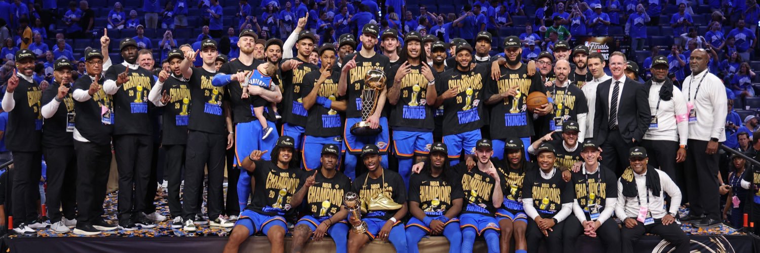 Up The Thunder's banner