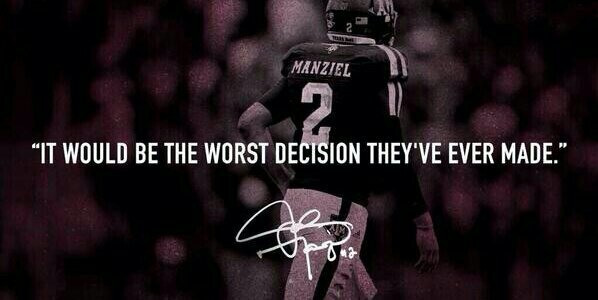 Johnny Manziel banner