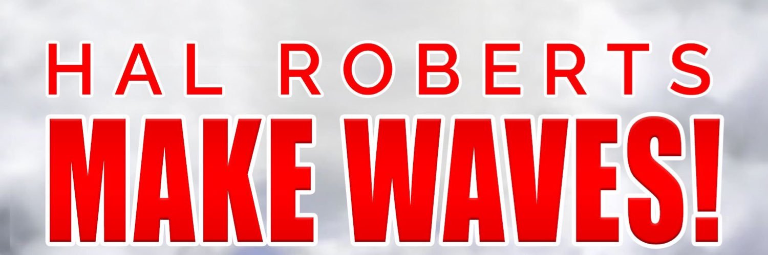 Hal Roberts — Trying to make Jesus famous banner