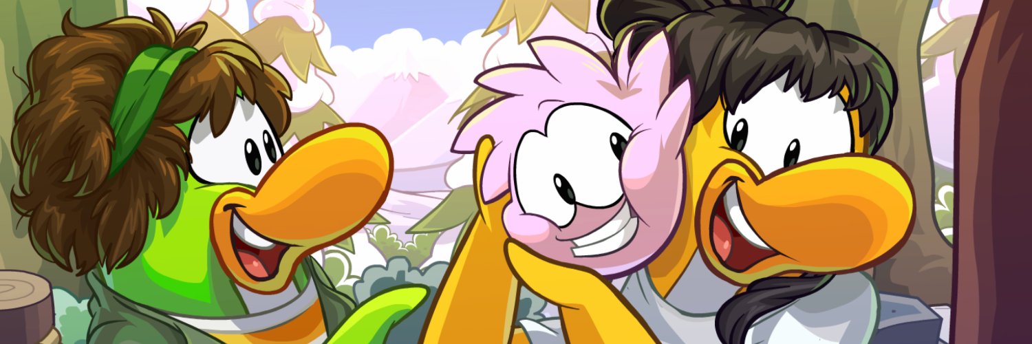 Club Penguin Mountains banner