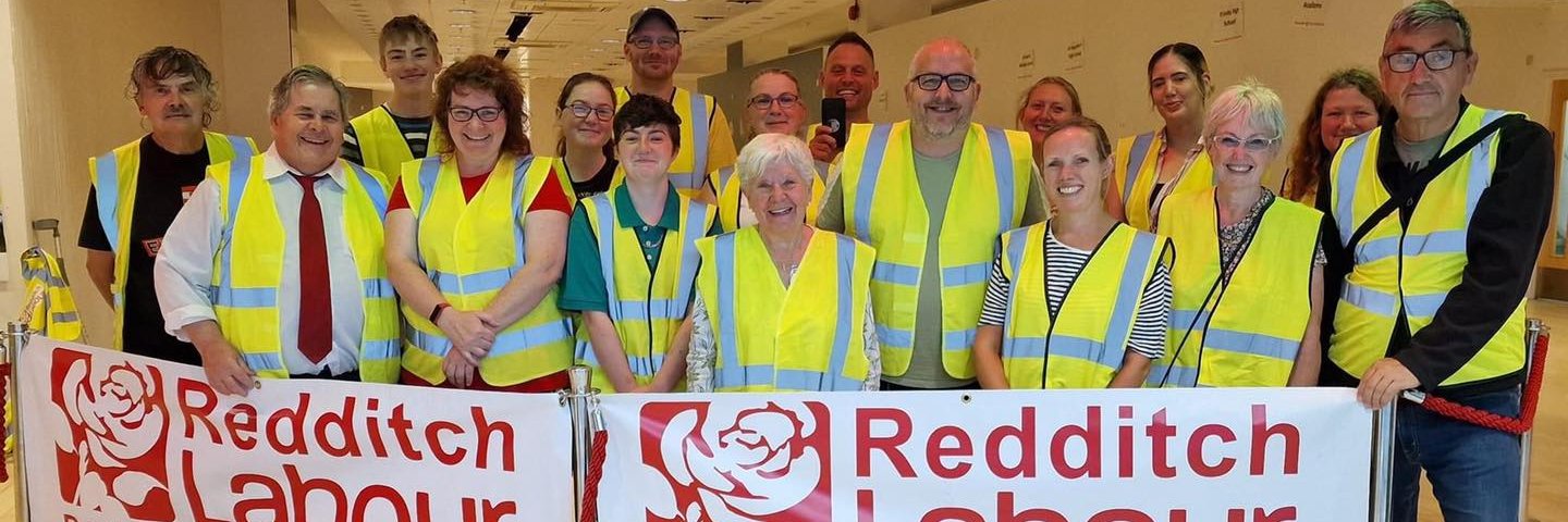 Redditch Labour Party banner