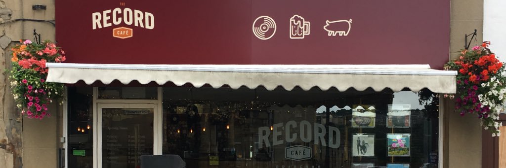 The Record Café banner