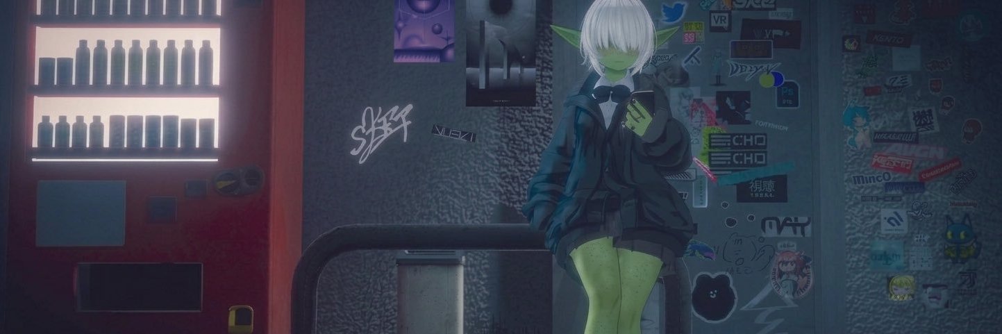 SENZÜ | Goblin VTuber banner