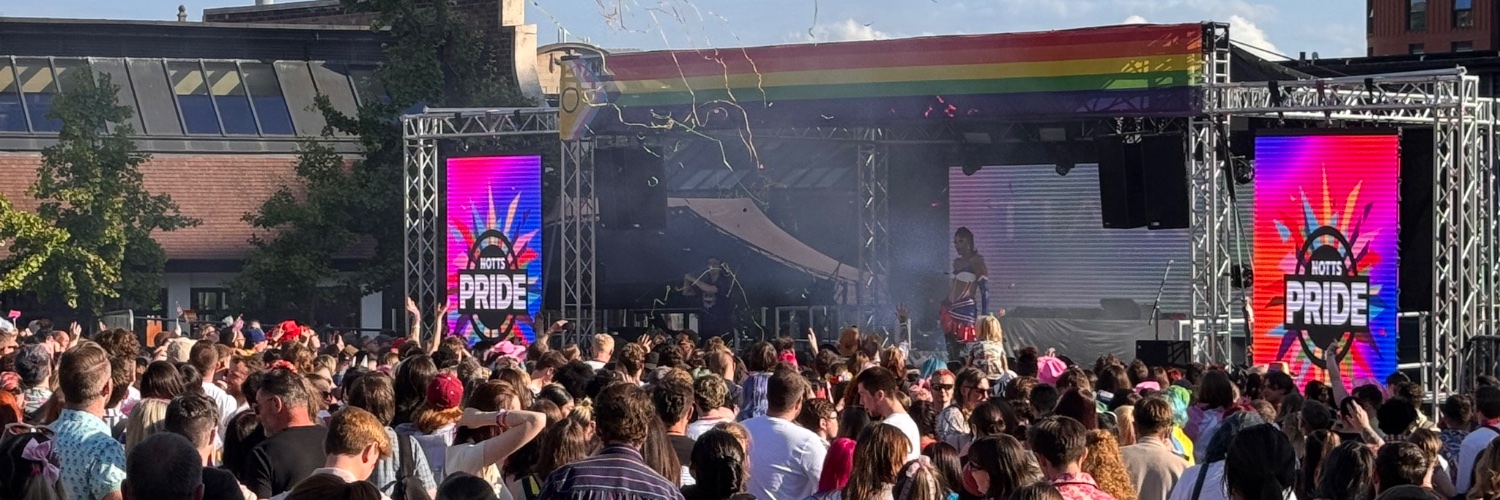 Notts Pride banner
