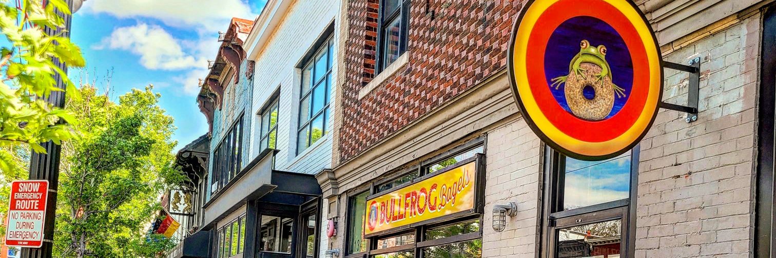 Bullfrog Bagels banner