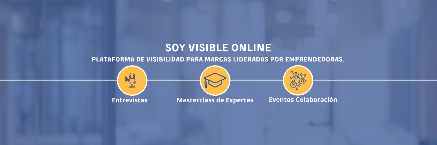 Soy Visible Online banner