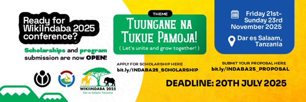 WikiIndaba Profile Banner