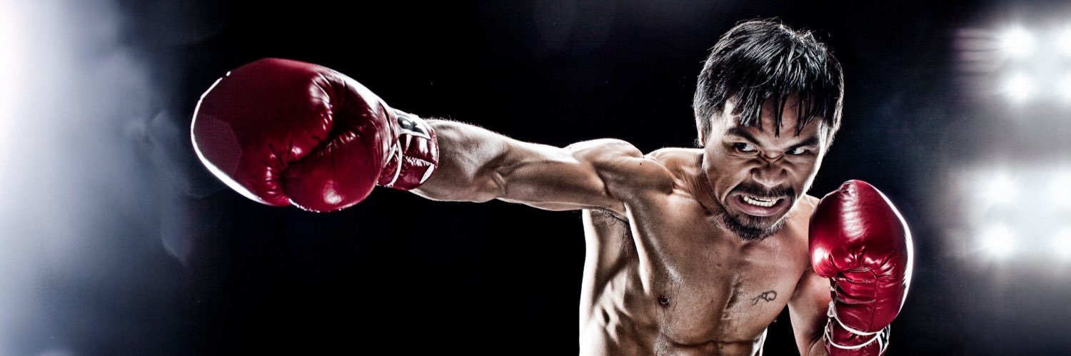 Manny Pacquiao's banner