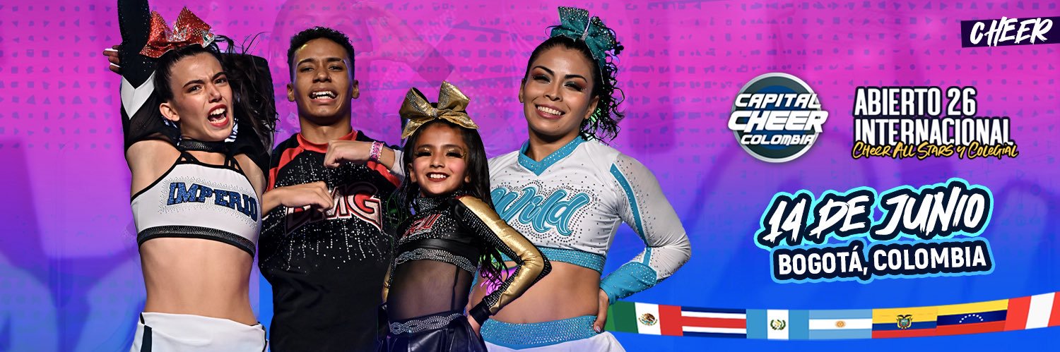 Capital Cheer Colombia banner