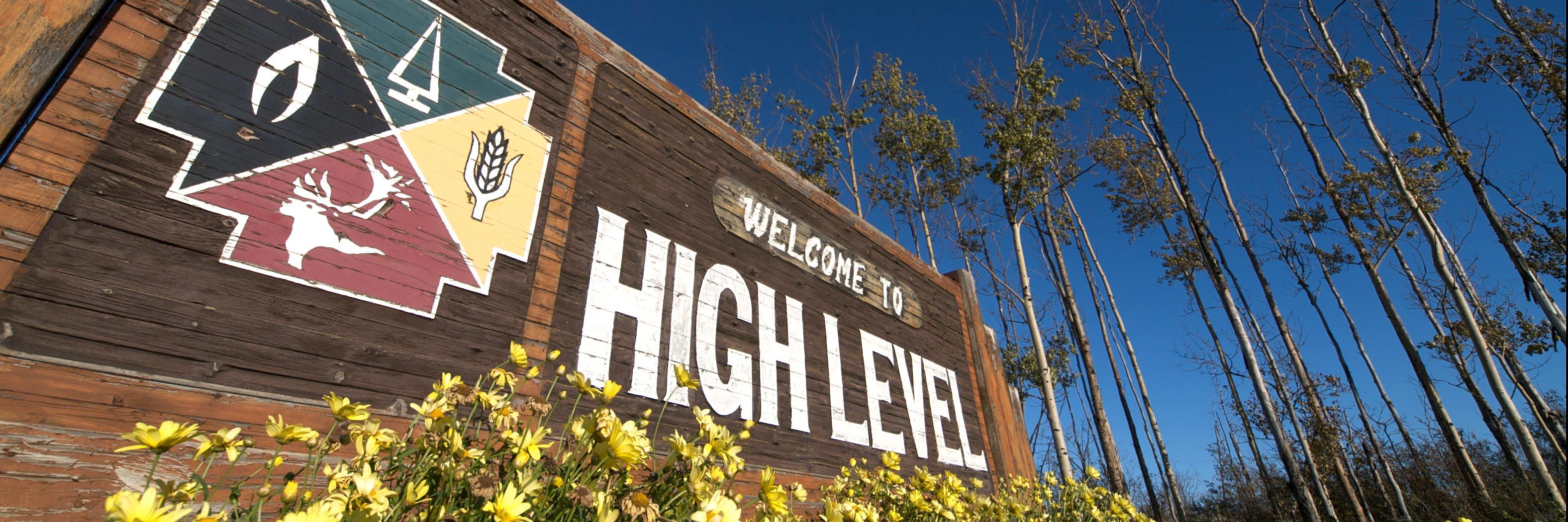 Town of High Level banner
