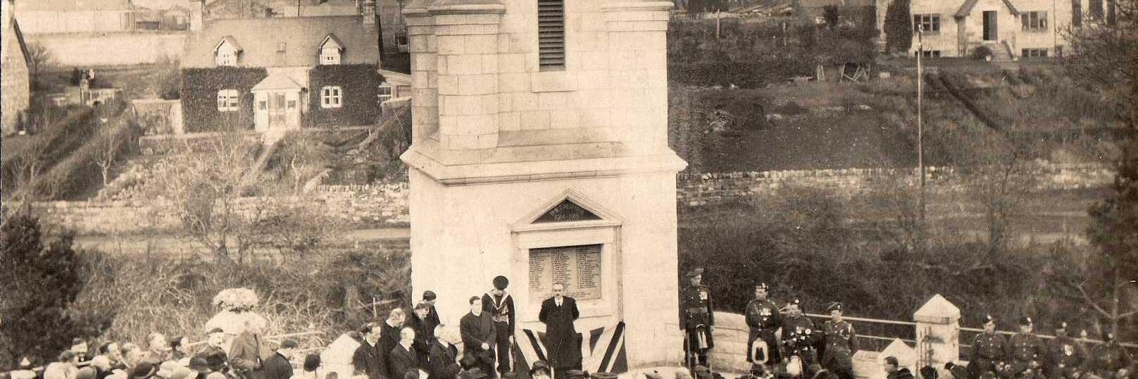 Clyne War Memorial banner