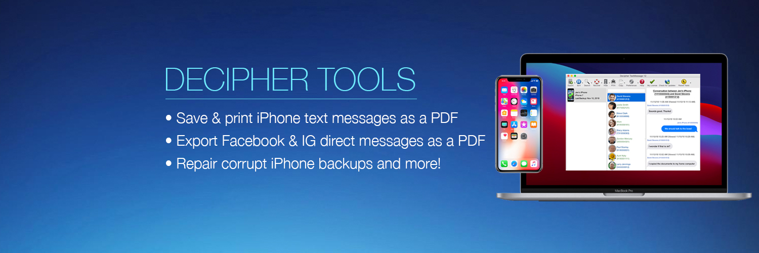 Decipher Tools banner