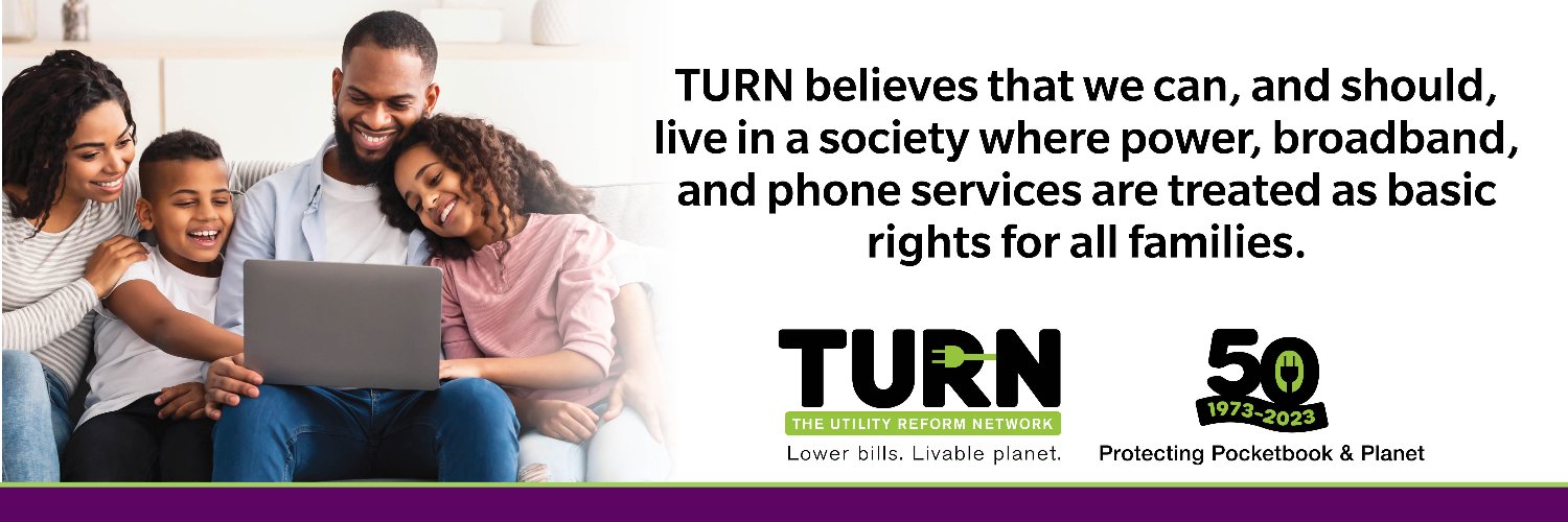 TURN—The Utility Reform Network banner