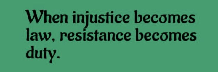 Justice, Justice Thou Shalt Pursue banner