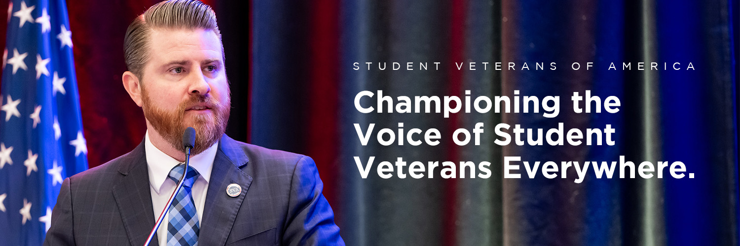 Student Veterans of America's banner