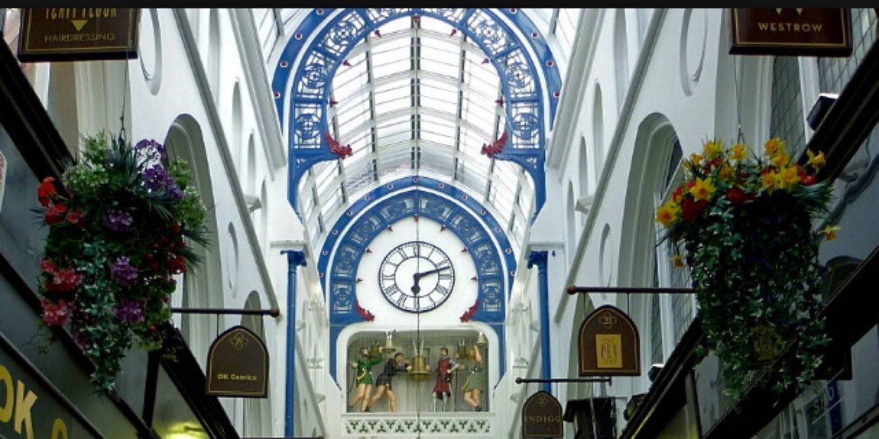 Thornton's Arcade banner