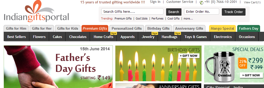 indiangiftsprtl's profile banner image