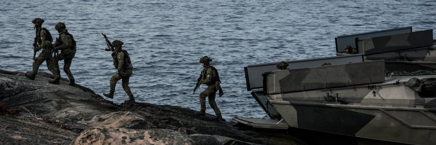 Merivoimat - Finska Marinen - The Finnish Navy's banner