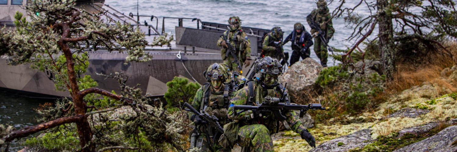 Merivoimat - Finska Marinen - The Finnish Navy banner