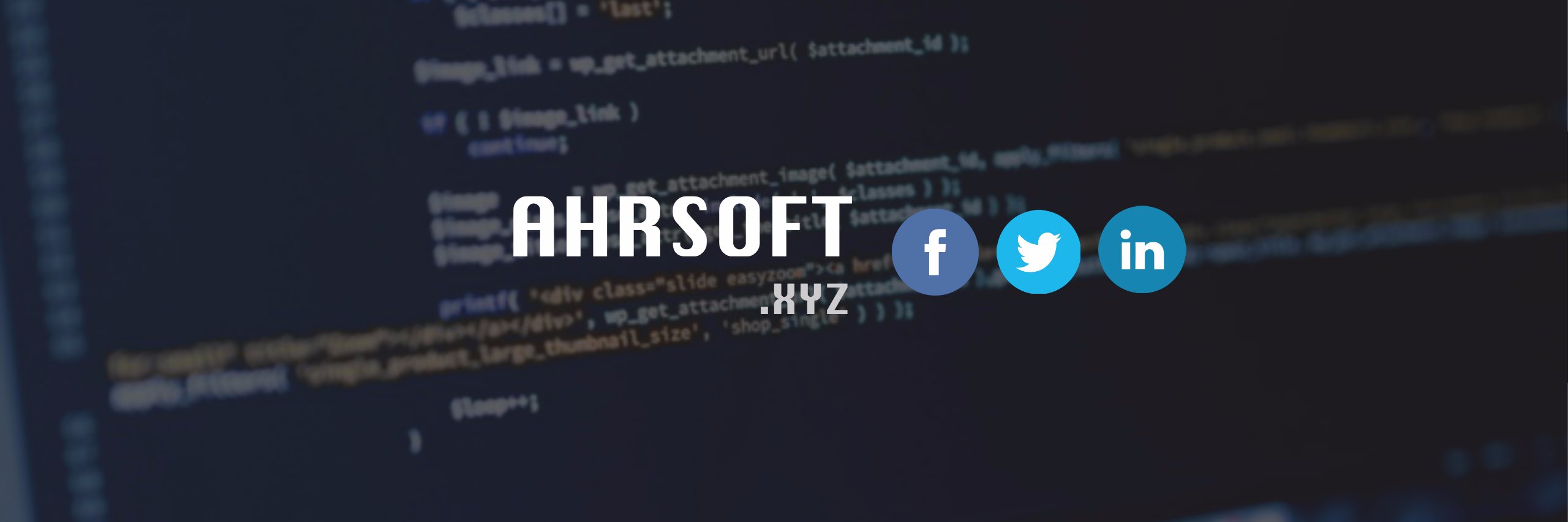 AHRSOFT's profile banner image