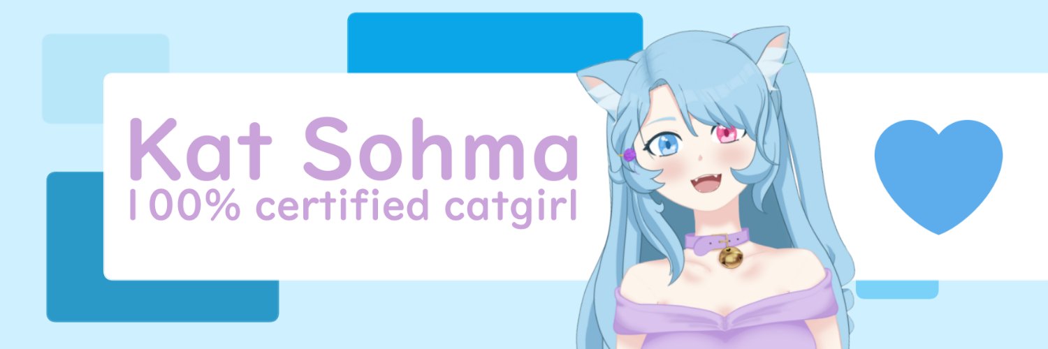 Kat Sohma 💙 Artist on 🦋 banner