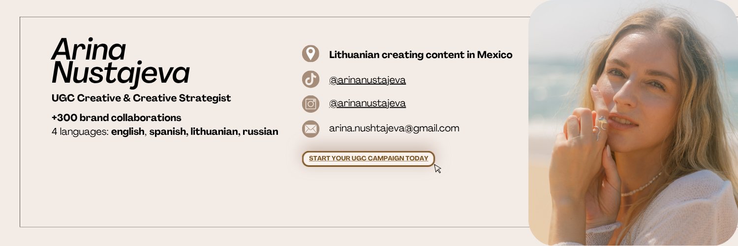 Ari | UGC Creator | Mexico banner