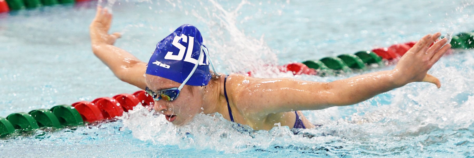 SLU Swimming/Diving banner