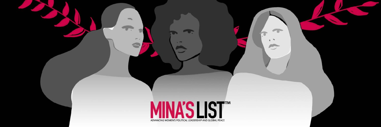 Mina's List's banner