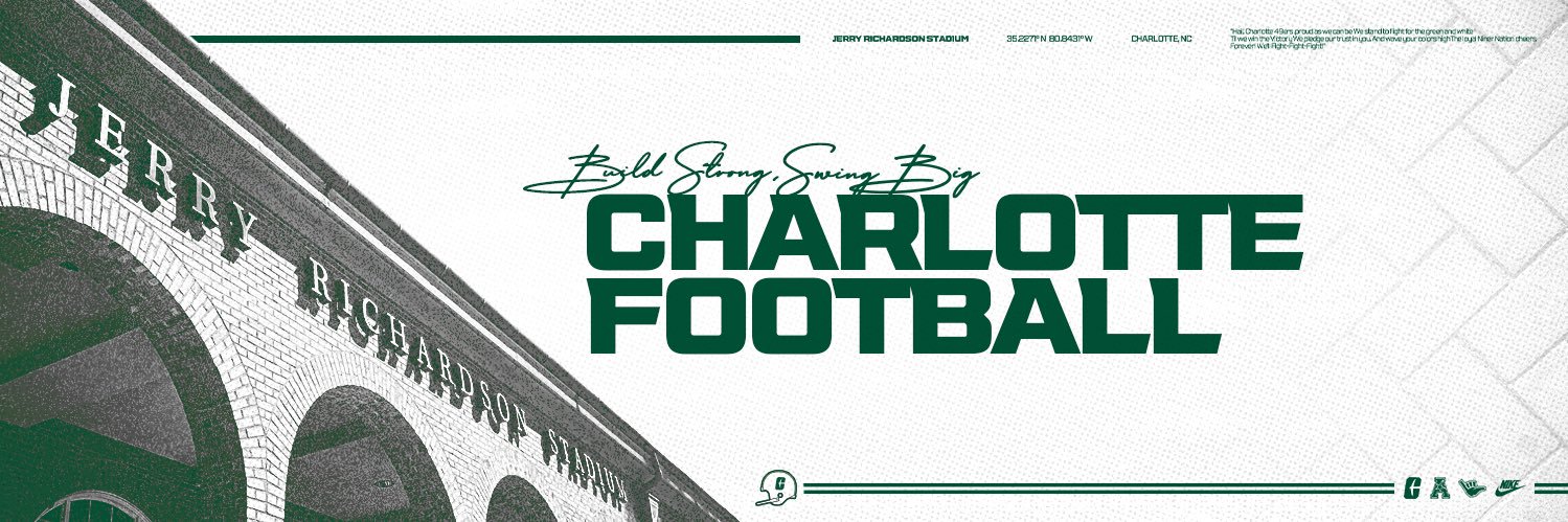 Charlotte Football's banner