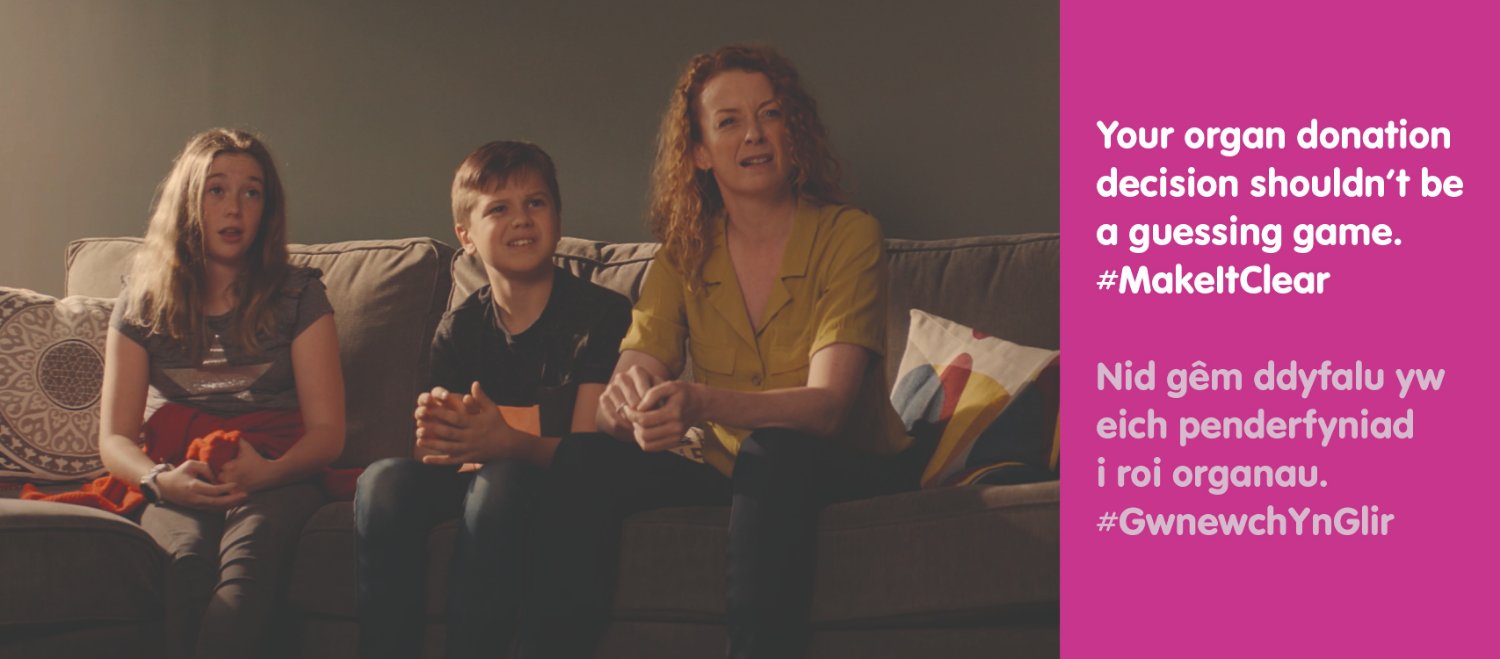 Organ Donation Wales banner