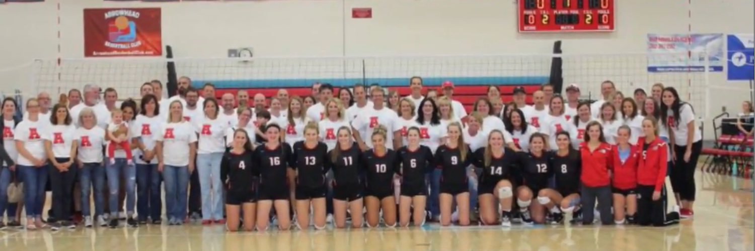 Arrowhead Girls VB banner