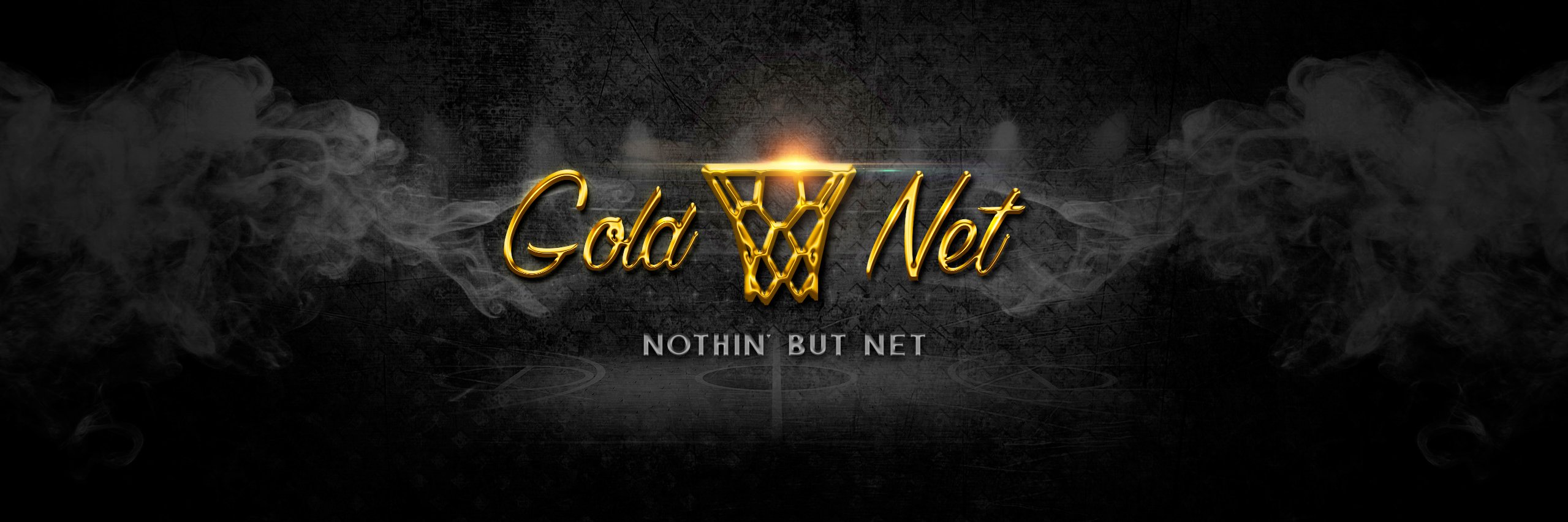 Gold Net Basketball banner
